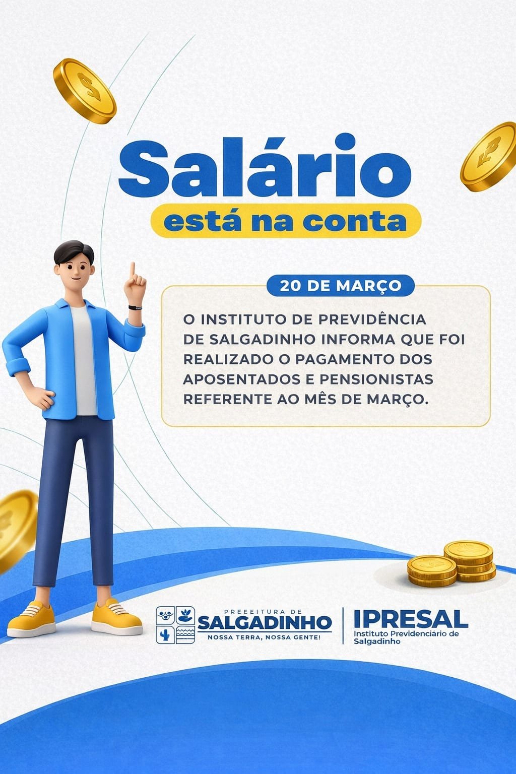 pagamento na conta